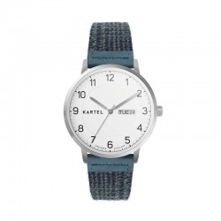 MORRIS 40MM BLUE FABRIC STRAP WATCH