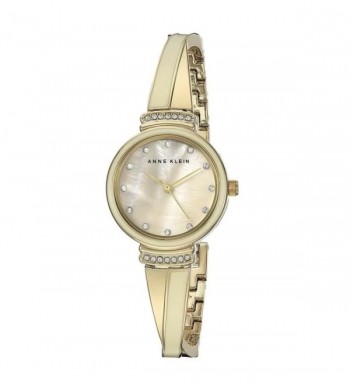 Anne Klein Gold-Tone Metal Ladies Watch AK-2216IVGB