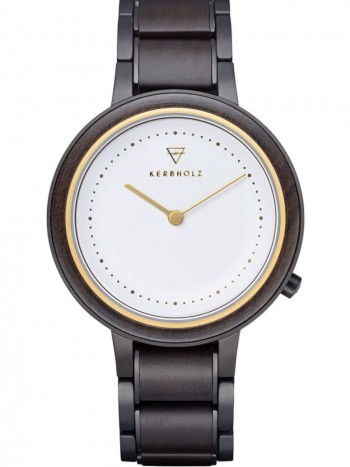 Ladies' Wooden Wristwatch Thea Sandalwood/Gold