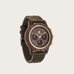 Walnut Gold Khaki - Chronis 42MM