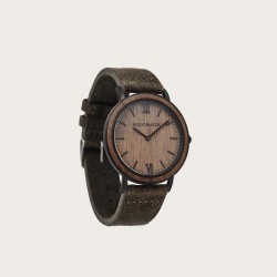 Brown Walnut Khaki - Minimal 40MM 