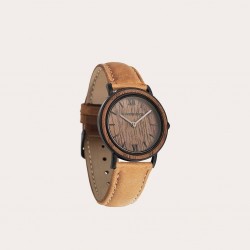 Brown Walnut Amber Petite - Minimal 34MM